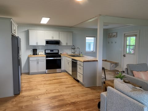 Newly remodeled kitchen