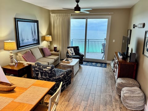 Living area with beautiful ocean views!