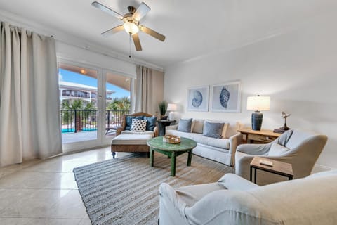 Main Living Area connects with amazing patio views of the large pool and hot tub