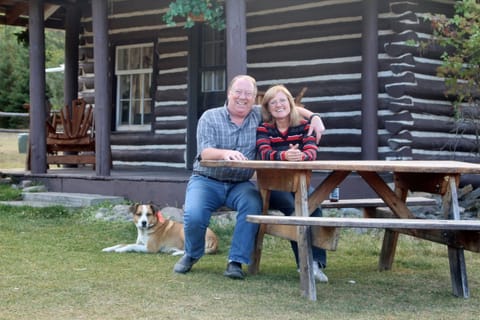 Your hosts Erika and Dieter (and Sadie)