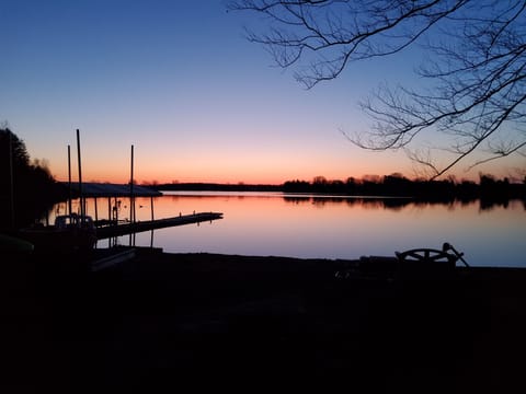 Sunrise over the lake (May)