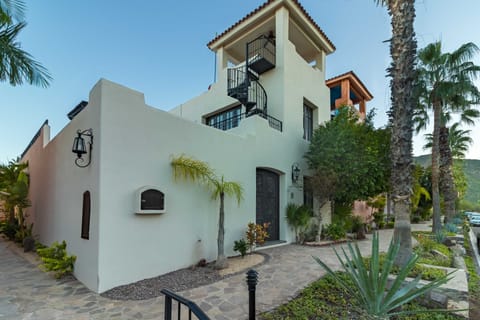 Open on three sides.  Street-side view of Harvey's Hacienda.