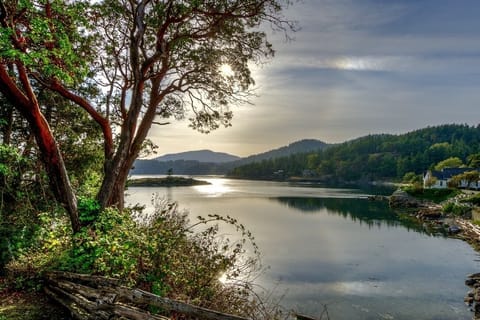 Southwestern views over Fishing Bay.