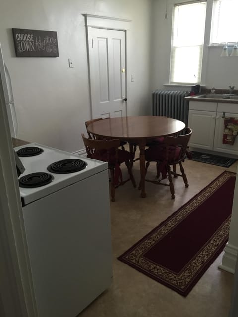 kitchen.  We have 2 extra kitchen chairs in a large closet in bedroom #1