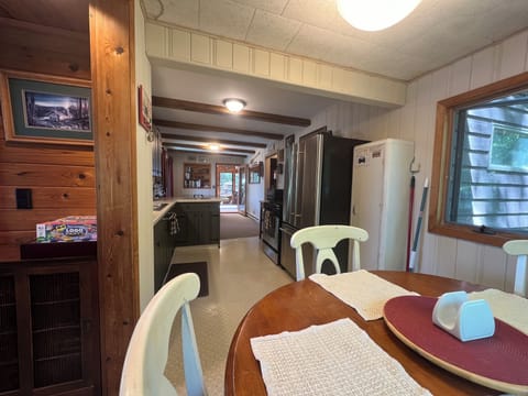 View of kitchen area