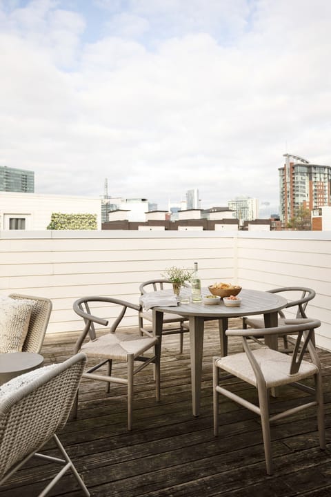 outdoor dining with a view!