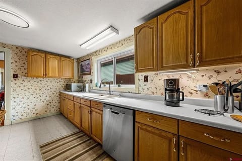 Kitchen with additional dining