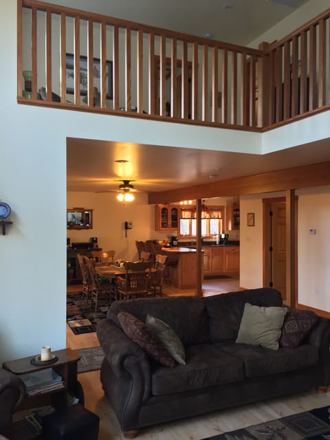 Open Living Room - Dining Room - Kitchen