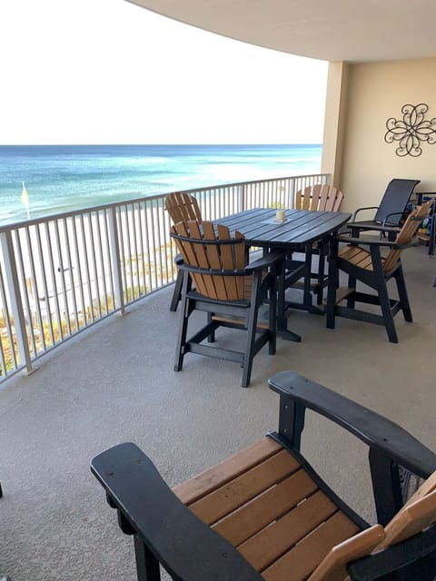 Beach View From the Deck with our Deck Furniture.