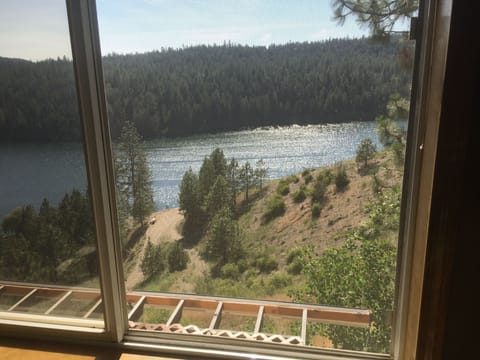 Beautiful view of Long Lake from the master bedroom