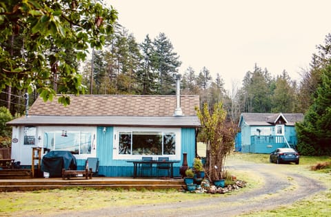 Aqua on the left and Sage to the right