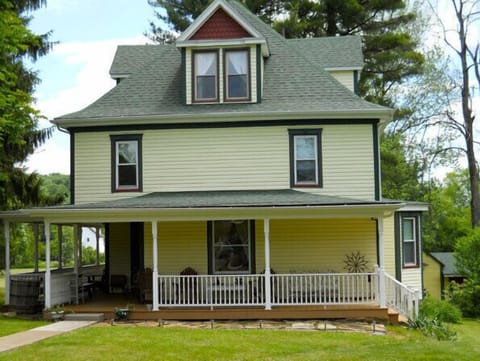 This large Victorian-style house conjures up images of simpler times.