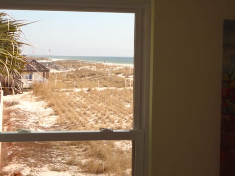 Twin BR view (look closely to see the Gulf State Park pier in the distance!)