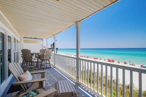 Look at the views of the beach from your private balcony