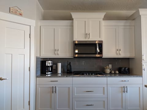 kitchen with stainless steel appliances  