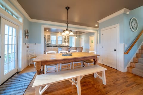 Gather for a feast! Plenty of room for the whole family at our farmhouse table.