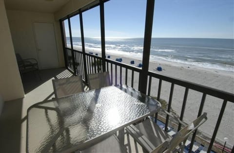 Gorgeous beach and sunset views from the large balcony