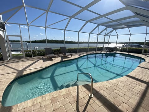 Heated salt water pool