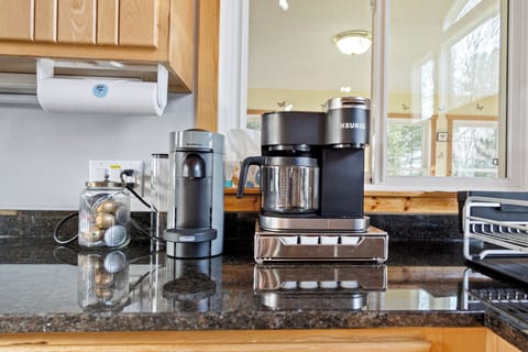 Are you a coffee lover like us? Nespresso or Keurig. Pods and K-cups included.