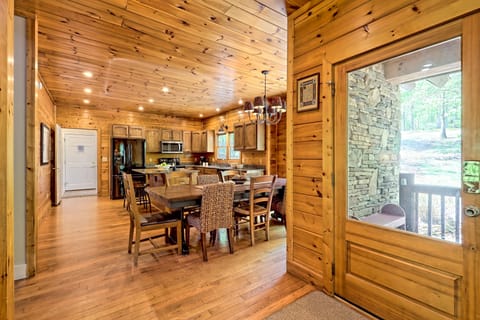 Kitchen and dining area