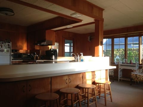 A wonderful large eat-in kitchen and family room.  Great room to entertain! 