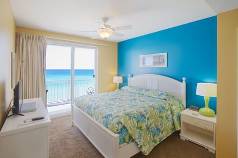 Master #2 with King bed large closet and  balcony access to the gulf views.