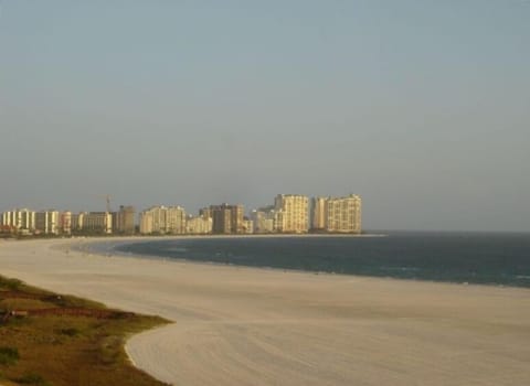 Gulf and beach view from balcony