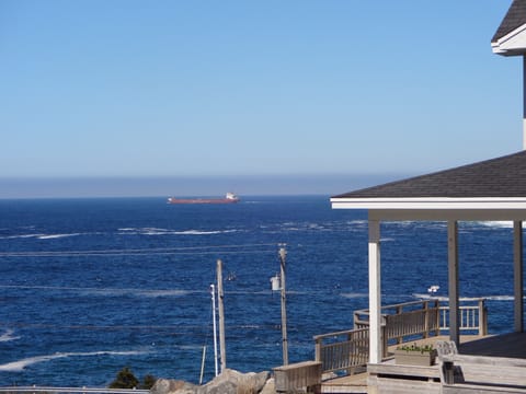 passing tanker from deck