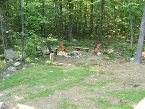 Firepit from the deck.