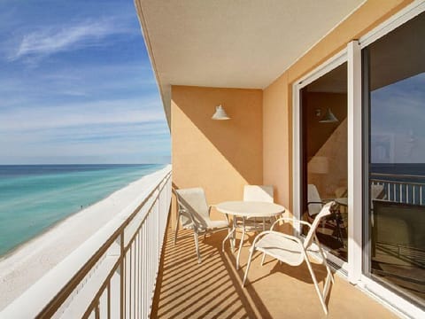 Balcony with oceanfront view