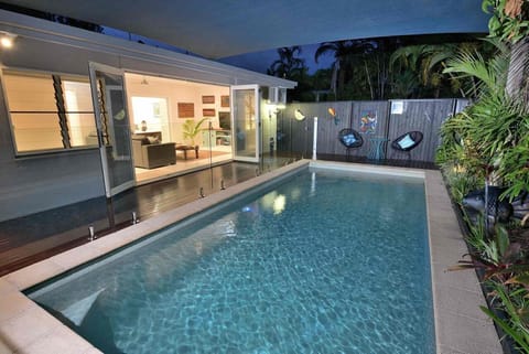 Private heated pool