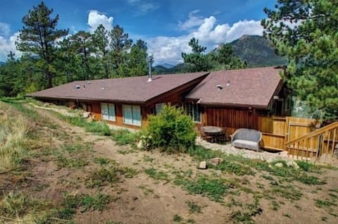 There's a back entrance to the property with more parking