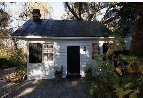 Living room side of Cottage facing the main house