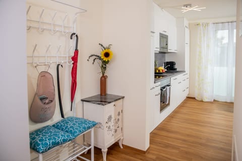 City Apartment, 1 Bedroom | Living area | 42-inch flat-screen TV with digital channels, TV, heated floors