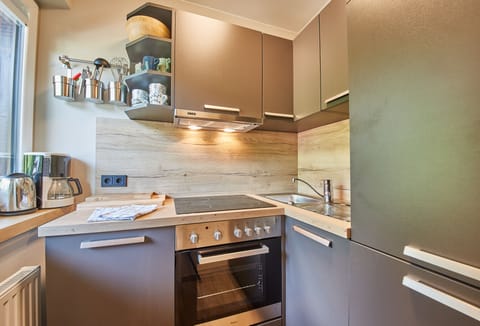 Apartment (Appartement) | Private kitchen | Full-size fridge, oven, stovetop, dishwasher