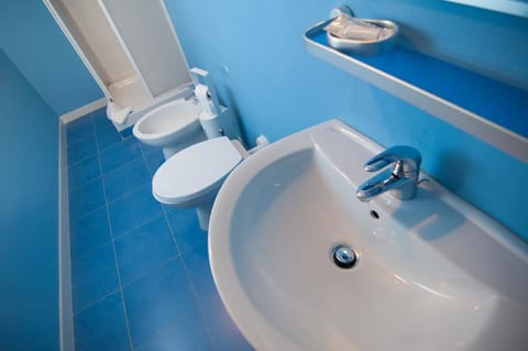 Free toiletries, hair dryer, bathrobes, bidet