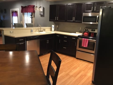 Dishes, utensils, pans ready for your use