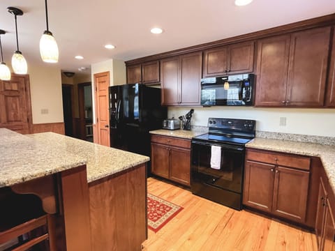 Fully stocked kitchen