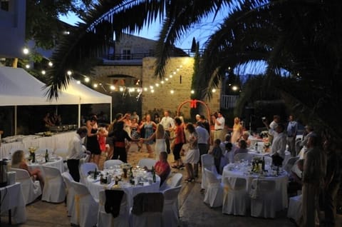 A wedding celebration at the villa
