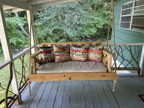 New porch swing