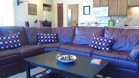 Living Room with Comfy Sofa and Pull-Out Bed