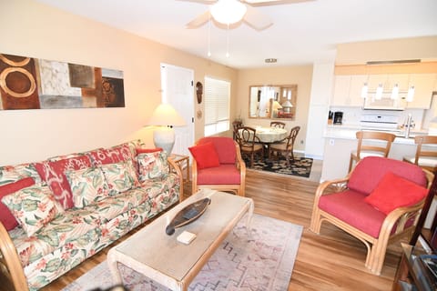 newly renovated kitchen, livingroom
