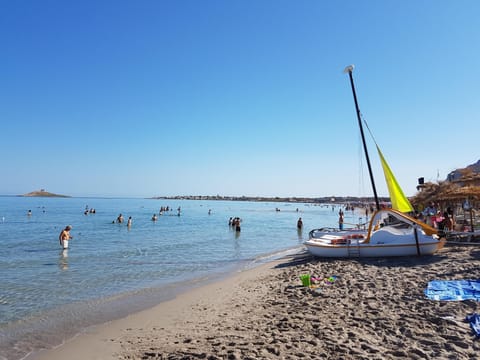beautiful beach of Capaci.