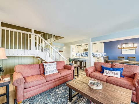 Open Living Room at 1414 South Beach Villa