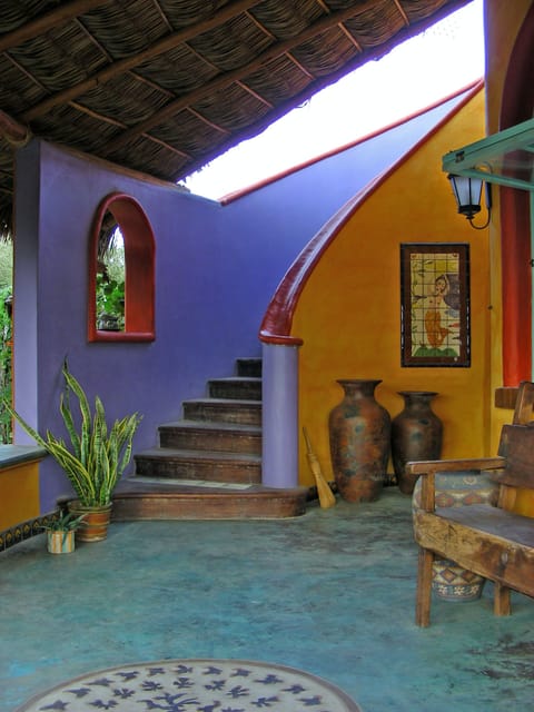 Stairway leading to Vista Suite
