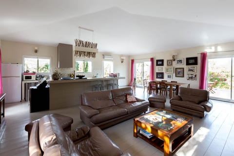 The upper living room
