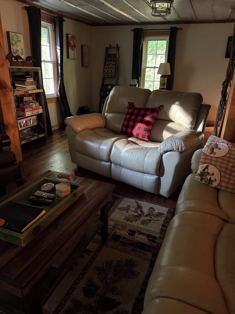 Evening sunlight filtering in through window