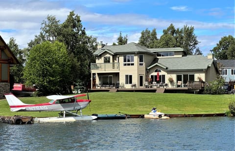 View of house from lake