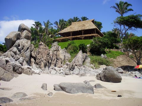 Palapa Ganesh view from the Private Beach