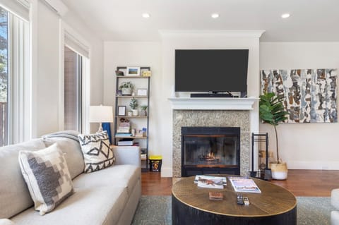 Living Room with Fireplace